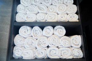 Hotel Spa rolled 550gsm towels